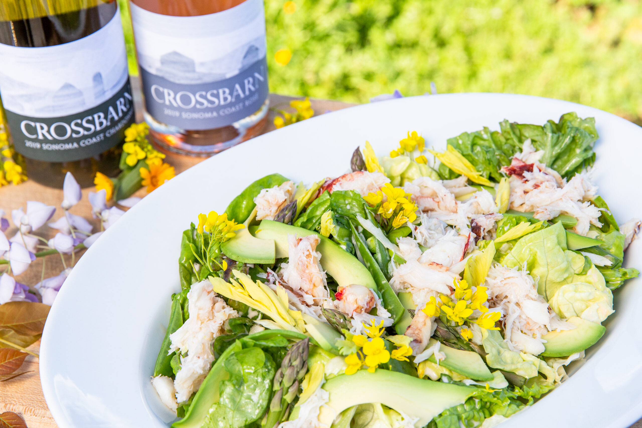 Crossbarn Crab Louie Recipe Sonoma Coast Chardonnay Crossbarn